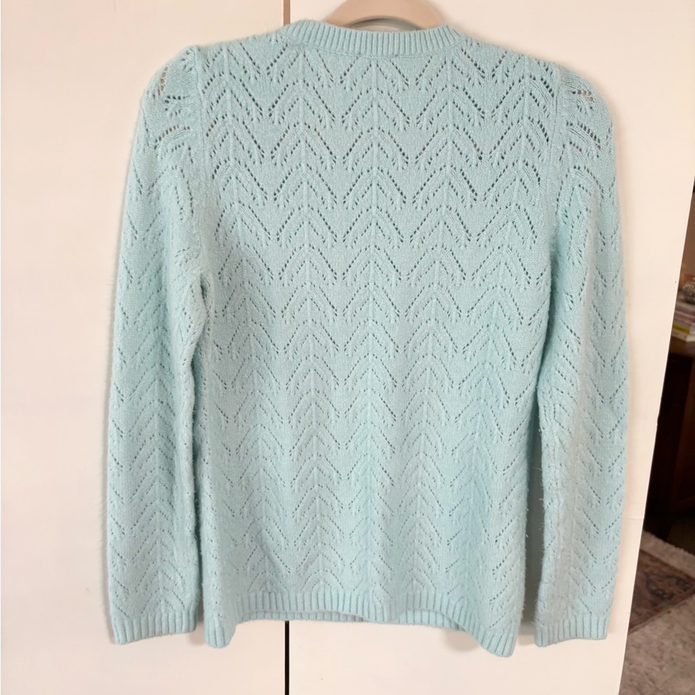 Talbots Light Blue super soft Women's Sweater Med - Picture 3 of 6